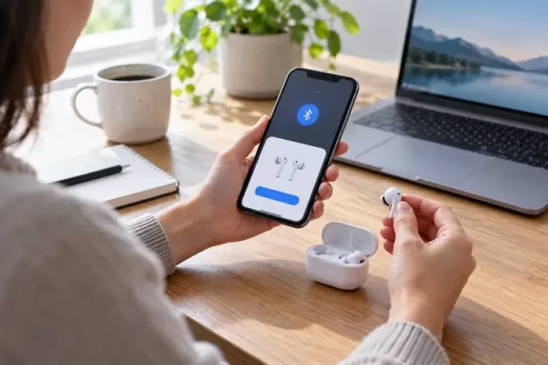 Bluetooth kulaklığın telefona bağlanma kontrolü