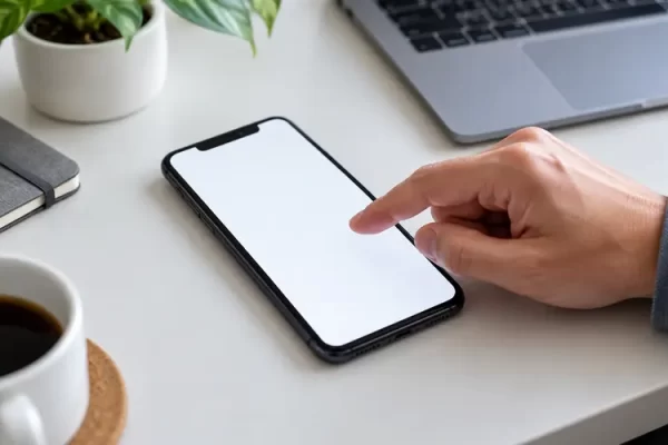 Hayalet dokunma sorunu kontrol edilen telefon ekranı