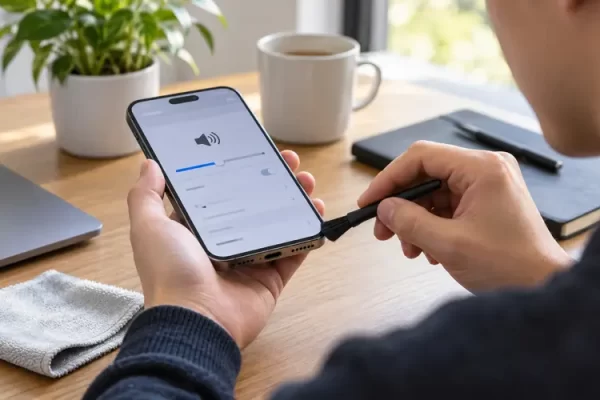 Telefon hoparlöründe düşük ses sorunu için güvenli kontroller