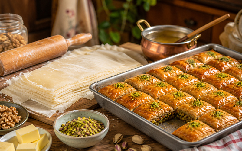 Evde Baklava Nasıl Yapılır? Kolay Baklava Tarifi