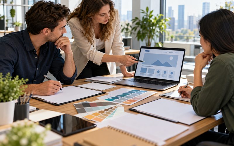 Ekip web sitesi için proje özeti ve sayfa taslağı hazırlıyor